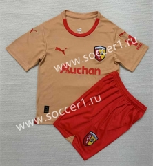 2023-2024 RC Lens 3rd Away Earthy Yellow Soccer Uniform-AY