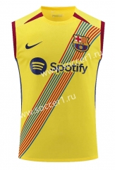 2023-2024 Barcelona Yellow Thailand Training Soccer Vest-418