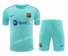2023-2024 Barcelona Blue Thailand Training Soccer Uniform-418