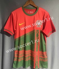 2023-2024 Portugal Home Red Thailand Soccer Jersey AAA-9171