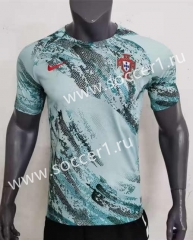 2023-2024 Portugal Green Thailand Soccer Training Jersey -416