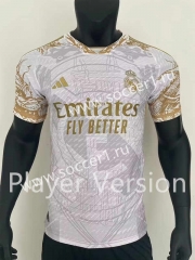 Player Version 2023-2024 Special Version Real Madrid Dragon Design White Thailand Soccer Jersey AAA-416