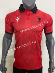 2023-2024 Albania Home Red Thailand Soccer Jersey AAA-416