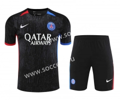 2023-2024 Paris SG Blue&Black Thailand Training Soccer Uniform-418
