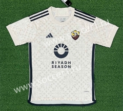 (S-4XL) 2023-2024 Roma Away White Thailand Soccer Jersey AAA-403