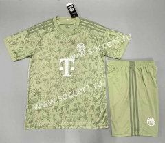 2023-2024 Special Version Bayern München Green Soccer Uniform-9031