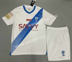 2023-2024 Al-Hilal Saudi White Soccer Uniform-9031