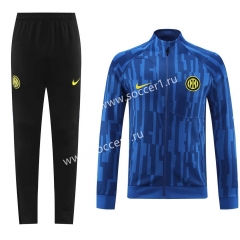 2023-2024 Inter Milan Blue Thailand Soccer Jacket Uniform -LH