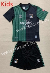 2023-24 Coventry City 2nd Away Green&Black Kids/Youth Soccer Uniform-AY