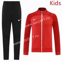 2023-2024 Nike Red Thailand Kids/Youth Soccer Jacket Uniform-LH