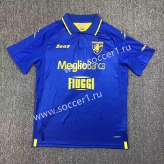 2023-24 Frosinone Calcio 2nd Away Blue Thailand Soccer Jersey AAA-417