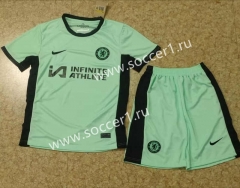 2023-2024 Chelsea 2nd Away Green Soccer Uniform-718