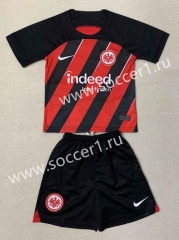 2023-24 Eintracht Frankfurt Home Red&Black Soccer Uniform-AY