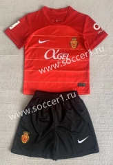 2023-24 RCD Mallorca Home Red Soccer Uniform-AY