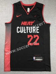 2024 City Edition Miami Heat Black #22 NBA Jersey