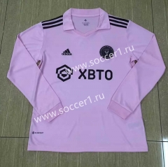 2023-24 Inter Miami Pink LS Thailand Soccer Jersey AAA-422