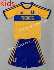 2023-2024 Tigres UANL Yellow Kids/Youth Soccer Uniform-AY