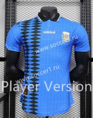 Player Version Retro Version 1994 Argentina Away Blue Thailand Soccer Jersey AAA-888