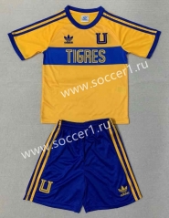 2023-24 Tigres UANL Yellow Soccer Uniform-AY