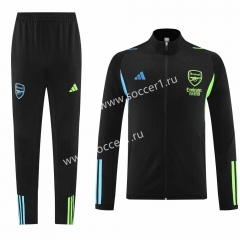 2023-24 Arsenal Black Thailand Soccer Jacket Uniform-LH