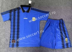 Retro Version 1986 Argentina Blue Soccer Uniform-718