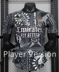 Player Version 2023-24 Arsenal Black Thailand Soccer Jersey AAA-888