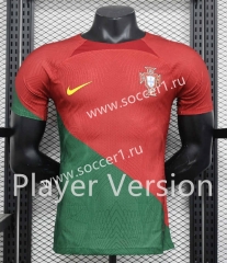 Player Version 2023-24 Portugal Red&Green Thailand Soccer Jersey AAA-888
