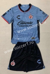 2023-24 Club Tijuana Away Blue Soccer Uniform-AY