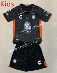 2023-24 CF Pachuca Away Black Kids/Youth Soccer Uniform-AY