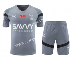 2023-24 Al Hilal FC Light Grey Thailand Soccer Jersey Uniform-418