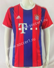 Retro Version 2014-2015 Bayern München Home Red&Blue Thailand Soccer Jersey AAA-503