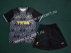 2024-25 Liverpool Jointly-Designed Grey Soccer Uniform-6748