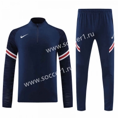 Nike Royal Blue Thailand Soccer Tracksuit-4627