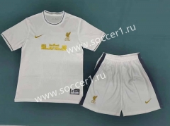 2024-25 Liverpool White Soccer Uniform-6748
