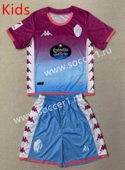 2023-24 Real Valladolid 2nd Away Blue&Purple Soccer Uniform-AY