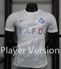 Player Version 2023-24 Al-Nassr FC White Thailand Soccer Jersey AAA-888