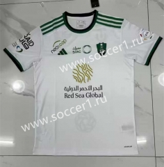 (S-3XL) 2023-24 Al Ahli Saudi White Thailand Soccer Jersey AAA-5925