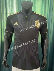 2023-2024 Commemorative Version Argentina Black Thailand Soccer Jersey AAA-305