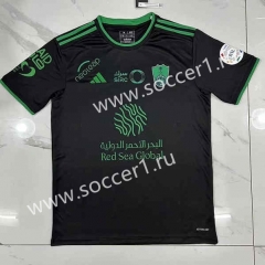 (S-3XL) 2023-24 Al Ahli Saudi Black Thailand Soccer Jersey AAA-5925