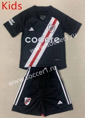 2023-24 Special Version CA River Plate Black Kids/Youth Soccer Uniform-AY