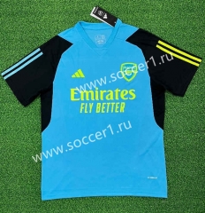 (S-4XL)2023-2024 Arsenal Blue&Black Thailand Soccer Jersey AAA-403