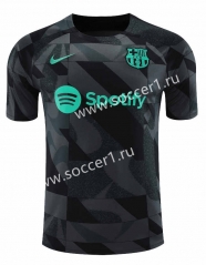 2023-2024 Barcelona Black&Grey Thailand Training Soccer Jersey -418