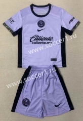 2023-2024 Club America 2nd Away Purple Soccer Uniform-AY