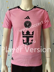 Player Version 2023-2024 Inter Miami CF Home Pink Thailand Soccer Jersey AAA-807
