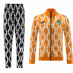 2023-2024 Ivory Coast Orange Thailand Soccer Jacket Uniform-LH