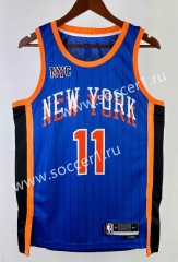 2024 City Version New York Knicks Blue #11 NBA Jersey-311