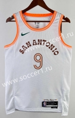 2024 City Version San Antonio Spurs White #9 NBA Jersey-311