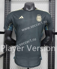Player Version 2024-25 Argentina Black Thailand Soccer Jersey AAA-888