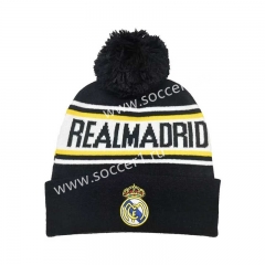 Real Madrid Black Hat Soccer Knitted Cap