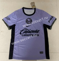 (S-4XL) 2023-2024 Club America Correct Version 2nd Away Purple Thailand Soccer Jersey AAA-818